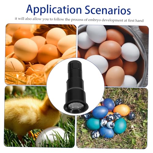 balacoo Egg Incubation Tool Portable Led Egg Candler for Hatching Tester No Heat for Poultry Incubation Equipment