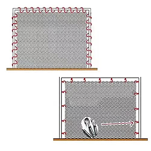 Stainless Steel Wire Rope Cable Mesh Netting, 3.3x6.6ft Balcony Protection Net, 10cm/2mm Garden Poultry Chicken Wire Netting, Durable Deer Fencing Net, Animal Fence