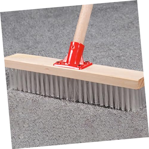 Garneck Floor Scrub Brush Stiff Bristles for Deep Cleaning Handle Broom for Bathroom Deck and Patio for Hard Reach Areas Effortless Scrubbing and Corner Cleaning