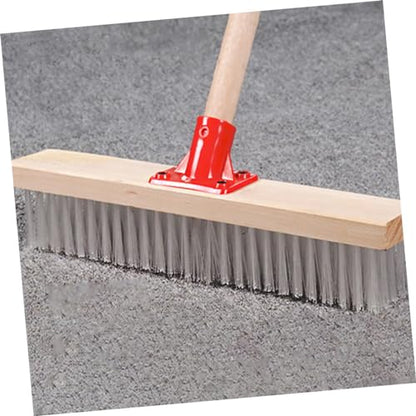 Garneck Floor Scrub Brush Stiff Bristles for Deep Cleaning Handle Broom for Bathroom Deck and Patio for Hard Reach Areas Effortless Scrubbing and Corner Cleaning