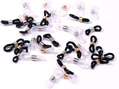 50 Pcs Black Baby Chick Splay Leg Hobble Chicken Leg Bands, Adjustable Chicken Hobble Braces for Spraddle Leg Repair Poultry Care Supplies, Bird Ducks Newly Hatched, Poultry Feeding Equipment