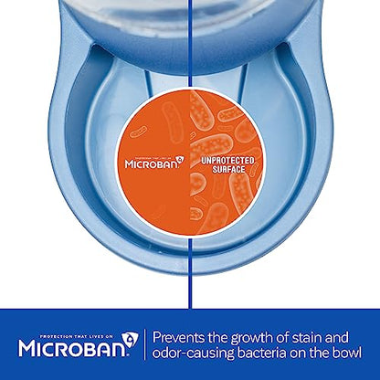Petmate Replendish Gravity Feeder W/Microban, Pearl Peacock Blue, 2 LB, Made in USA - color: Pearl Peacock Blue, size: 2 LB