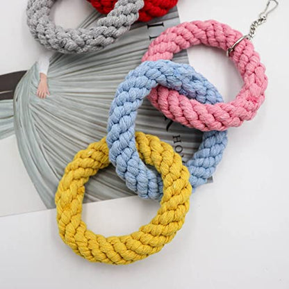 Dnoifne 2 Pack Sugar Glider Hanging Three-Ring Climbing Toys, Colorful Sugar Glider Swing Toys, Pet Activity Structure For Parrot Hamster Chinchilla Squirrel Ferret Rat