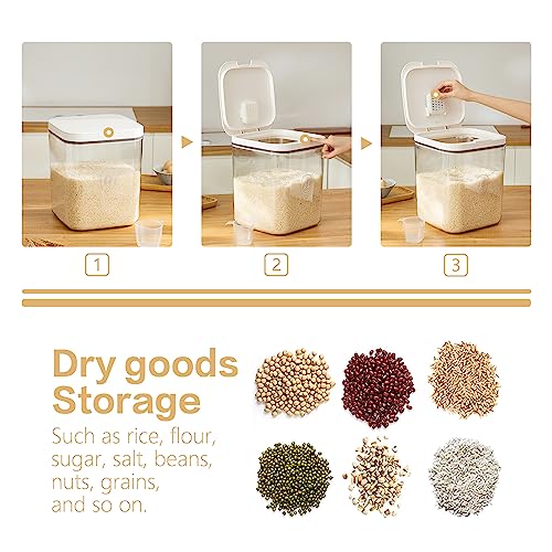 Flour Container 20LBS - 10 L /10.5 QT /10 KG - Rice Container Storage Food Grain Container Bins Household for Kitchen Pantry Organization (11L) - color: 11 L