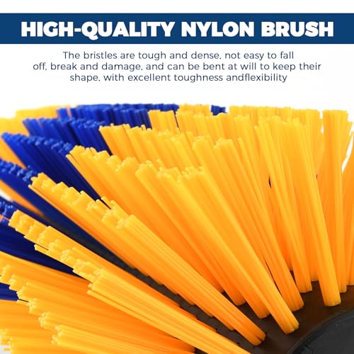 Livestock Scratching Brush, Fence Mounted Horse Scratcher Post, Self-Grooming Back Scratcher with Screws for Horses, Cows, Goats, Cattle, Sheep, Promotes Cleanliness - size: 1 Pack