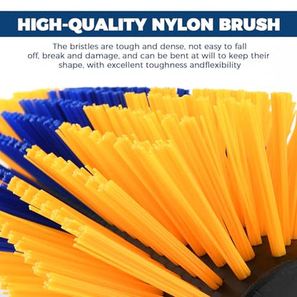 Livestock Scratching Brush, Fence Mounted Horse Scratcher Post, Self-Grooming Back Scratcher with Screws for Horses, Cows, Goats, Cattle, Sheep, Promotes Cleanliness - size: 1 Pack