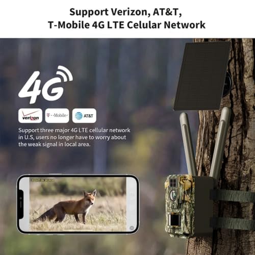 Outdoor Wildlife Trail Camera Wireless Security Camera with Camouflage Pattern Motion Detection for Hunting Surveillance