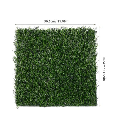 DECHOUS 6Pcs Washable Nesting Pads for Chicken Coop, 12 Inch Nesting Box Pads Reusable Artificial Grass Egg Laying Mat Bedding Liners for Poultry