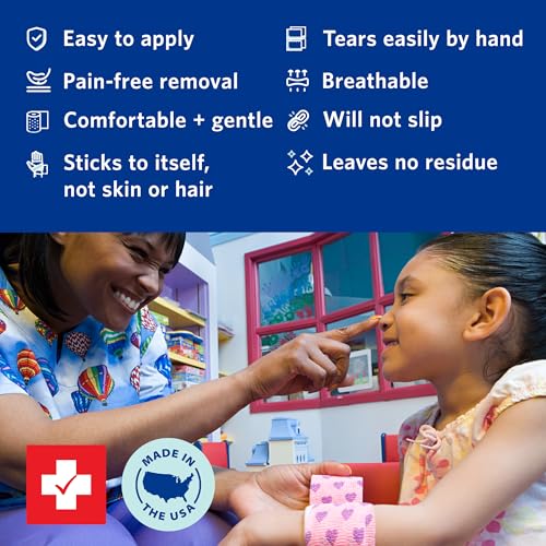 OVIK Health CoFlex NL – Self-Adhering Elastic Bandage – Non-Latex – First Aid – Comfortable and Gentle – Trucks & Dinosaurs, 2 inch, 2 Rolls - size: 2 Inch - 2 Count, style: Trucks/Dinos