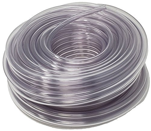 Food Grade Crystal Clear Vinyl Tubing, 1/4-Inch ID x 3/8-Inch OD (100 Ft) - size: 100 FT