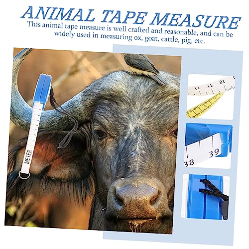 Animal Weight Measuring Tape Cattle Pig Goat 150cm Length Waterproof Sturdy Easy to Use Livestock Weight Scale for Farming and Animal Husbandry Style