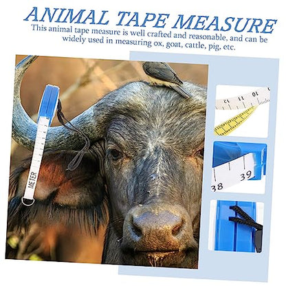 Animal Weight Measuring Tape Cattle Pig Goat 150cm Length Waterproof Sturdy Easy to Use Livestock Weight Scale for Farming and Animal Husbandry Style