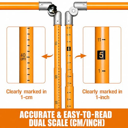 Load Height Measuring Stick, 20FT Sturdy Fiberglass Height Stick with Telescoping Pole, Non-Conductive Height Stick for Trucks with Carrying Bag,for Trucks,Trailers, Car Haulers - size: 20ft