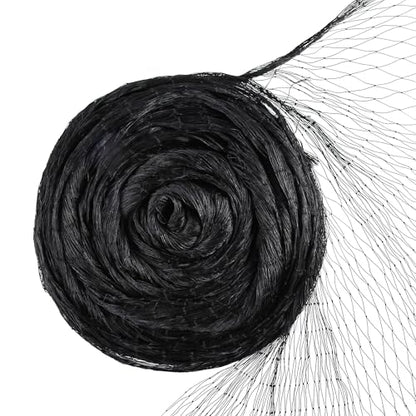Garden Netting, 25' x 25' Heavy Duty Bird Netting Deer Fence Net, 1" Mesh Poultry Netting for Chicken Coop, Run & Garden, Protect Fruit Trees, Vegetables from Birds, Deer, Squirrels - color: Black, size: 25' x 25' - 1"