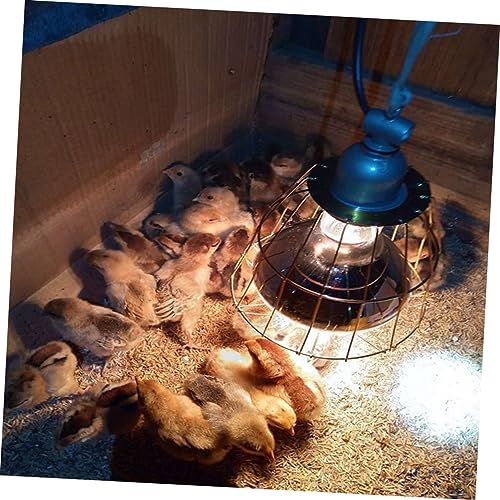 YARNOW 3pcs Heat Lamp Bulb Cages High-Temperature Resistant Light Covers for Reptiles and Livestock Easy Installation Anti-Scald Protection for Home Zoo Use