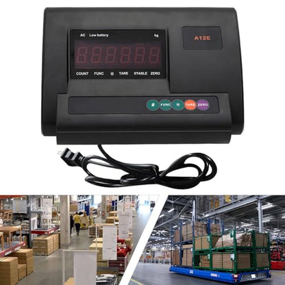 Livestock Scale Kit High Precision Indicator Load Cell Scale Floor Scale Kit with Stainless Steel Junction Box,Weighing Indicator Animal Scale Kit for Cattle, Pig, Sheep