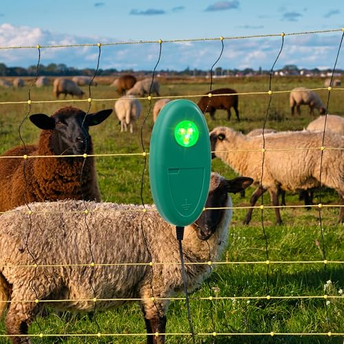 2 Pack Detects Electric Fence Energizer Pulse Flash Signal LED Light | Tester Indicator for pulsed energizers | Alert Device That Clips to Wire or Tape Fences - style: 2 Pack