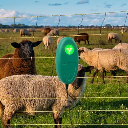 2 Pack Detects Electric Fence Energizer Pulse Flash Signal LED Light | Tester Indicator for pulsed energizers | Alert Device That Clips to Wire or Tape Fences - style: 2 Pack