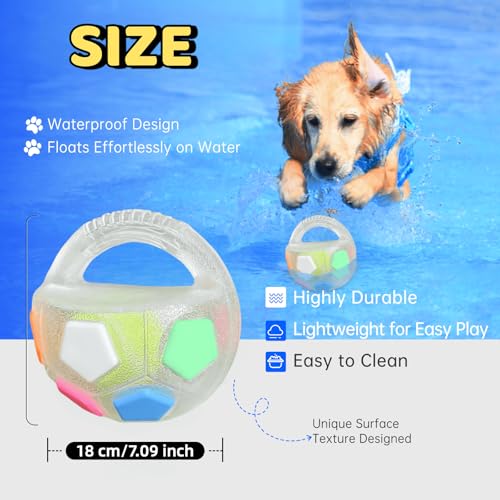 Tough Durable Ball Toy for Aggressive Chewers Ball in Bottle Strong Rubber Football Dog Chew Fetch Toy for Medium Large Breeds - color: Black