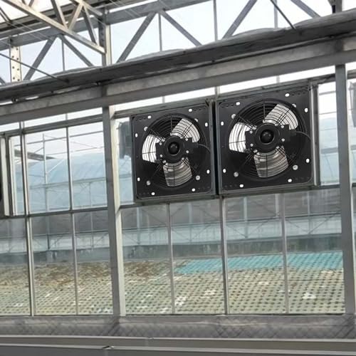16 Inch Shutter Exhaust Fan, Exhaust Fan Wall Mounted, Suitable for Factories, Basements, Warehouses, Chicken Coops, Car Parks - size: 16 Inch