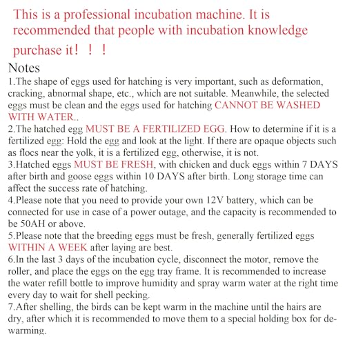 Automatic Egg Incubator, 80W 110V 240 Egg Incubator, Poultry Hatcher Machine with Automatic Egg Turning, Temperature & Humidity Control and LED Screen, Incubator for Chickens Ducks Birds (240 Egg) - size: 240 Egg