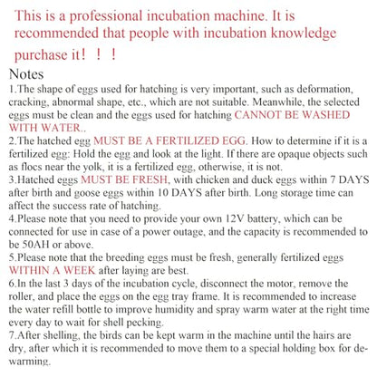 Automatic Egg Incubator, 80W 110V 240 Egg Incubator, Poultry Hatcher Machine with Automatic Egg Turning, Temperature & Humidity Control and LED Screen, Incubator for Chickens Ducks Birds (240 Egg) - size: 240 Egg