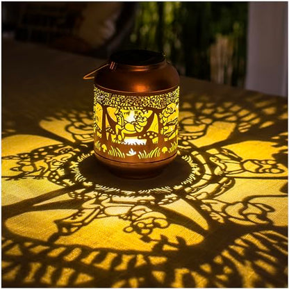 Frog Solar Lanterns Outdoor Waterproof,Hanging Solar Lights Frog Gifts for Women Men Metal LED Decorative Light for Yard,Patio,Lawn,Tabletop,Pathway,Landscape,Garden Decor - style: Frog