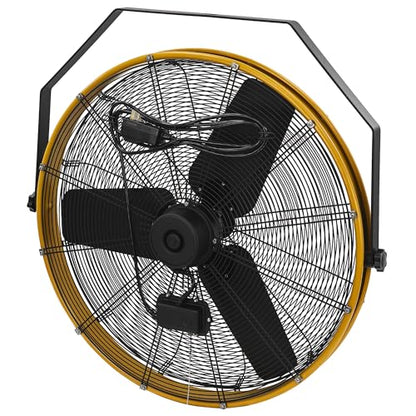 CAT fans - 30 Inch Outdoor IPX4 Weatherproof High Velocity Wall Mounted Shroud Fan. 8900 CFM, 3 Speed - For Industrial, Commercial, & Residential Use. cETL Certified (HVOD-30S-NG)