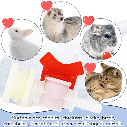 Rabbit Watering System Bucket Connector kit for ID 3/8’’ Hose with Barb Ball Valve, Bulkhead Fitting, Mesh Washer, Hole Saw, Poultry-Watering-Equipment, Animal Water Dispenser