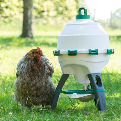 Premier 1 Optimus High Capacity Poultry Waterer for Chickens, Ducks & Geese | 6 Gallon, Top Fill, Gravity Fed