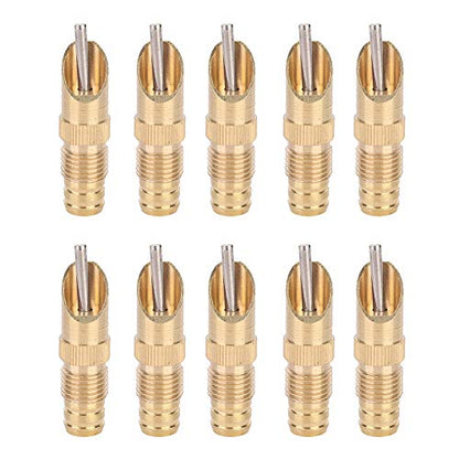 10Pcs Automatic Fox Rabbit Drinker Nipple Waterer - Durable & Non-Toxic Drinking Tool for Rabbits, Chickens & Ducks - Easy to Install 360° Adjustable Design