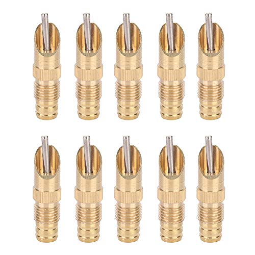 plplaaoo Automatic Rabbit Water Feeder,10Pcs Stainless Steel Rabbit Water Dispenser Nipple Waterer Drinkers,Guinea Pig Ferret Rat Fox Feeder Nipples Cage Accessories Drinking Water Tool