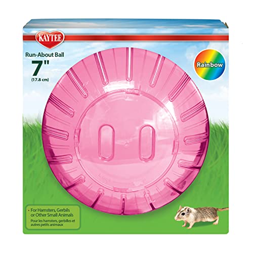Kaytee 7" Assorted Color Run-About Exercise Ball For Pet Hamsters & Gerbils - color: Assorted, size: 7"