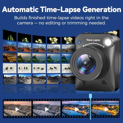 Dsoon Time Lapse Camera, 4K FHD Timelapse Camera Outdoor, Waterproof Level IP66, for Record Outdoor Construction, Weather, Plant, 6 Month Battery Life, 32 GB TF Card Included - style: TL3000