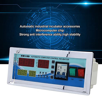 110V Egg Incubator Controller XM18D Digital Temperature Humidity Controller | Temperature Humidity Control Thermostat for Homebrew Incubator Greenhouse