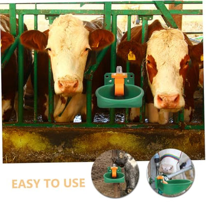 Happyyami Automatic Drinking Bowl for Livestock Goat and Sheep Water Dispenser Plastic Water Trough Float Valve Self-Filling Cattle Waterer for Farms