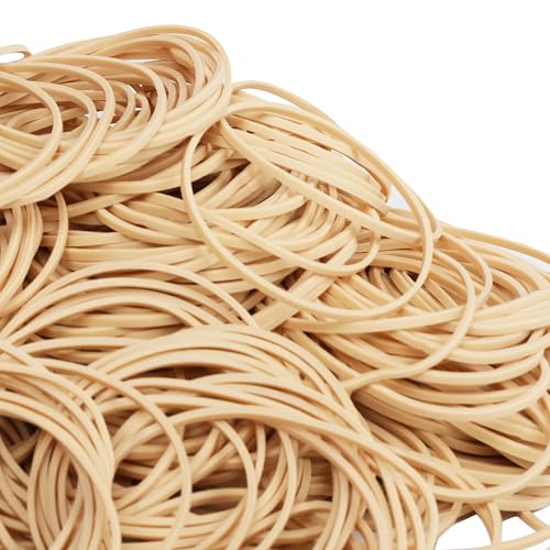 AMUU Rubber Bands Size 18 500pcs Elastic Rubber Bands for Office Supplies | Heavy Duty Small Rubber Bands for School Home Money Flower