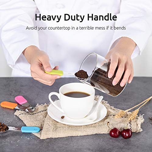 Measuring Cups, U-Taste Magnetic Measuring Cups and Spoons Set of 13 in 18/8 Stainless Steel: 7 Measuring Cups and 5 Measuring Spoons with 1 Professional Magnetic Measurement Conversion Chart - size: (03) Cup&Spoon Set of 13 (Magnetic Handle)