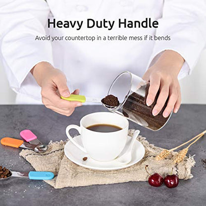 Measuring Cups, U-Taste Magnetic Measuring Cups and Spoons Set of 13 in 18/8 Stainless Steel: 7 Measuring Cups and 5 Measuring Spoons with 1 Professional Magnetic Measurement Conversion Chart - size: (03) Cup&Spoon Set of 13 (Magnetic Handle)