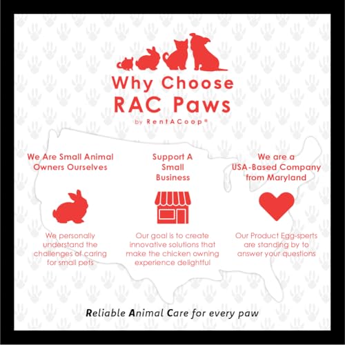 RAC Paws by RentACoop DIY Auto-Fill Metal Cups Waterer Kit - Great for Small Animals, Pets, Bunnies, Ferret, Chickens, Hamsters, Guinea Pigs, Rabbits, Chinchillas, Mice, Rats - 6 Pack - style: 6 Pack