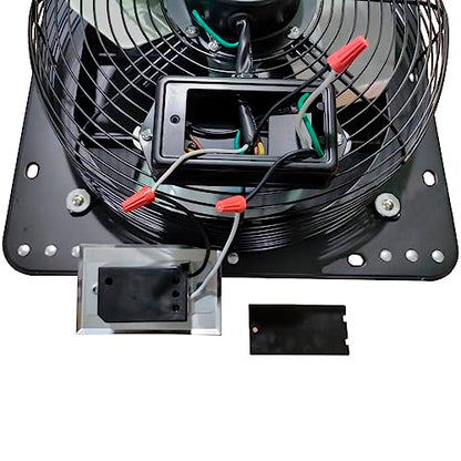 VENTISOL 12 Inch Shutter Exhaust Fan With Variable Speed Controller,1450CFM Wall Mounted Ventilation Fan, Vent Fan For Greenhouses,Shop,Home Attic,Garage Ventilation,Black - size: 12" Fan with Speed Controller