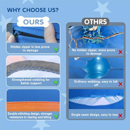 Herding Ball for Dogs, 18'' Durable Waterproof Jolly Ball for Dogs, Dog Training Toy for Medium & Large Breeds, Large Dog Toys for Collie, Australian Shepherd, and All Herding Breeds