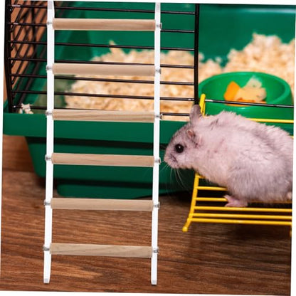 Bird Ladder for Parrots and Small Birds Climbing Perch Efficient Space Utilization Encourages Activity and Exercise Birdcages and Design for Hamsters Cockatiels and Budgerigars