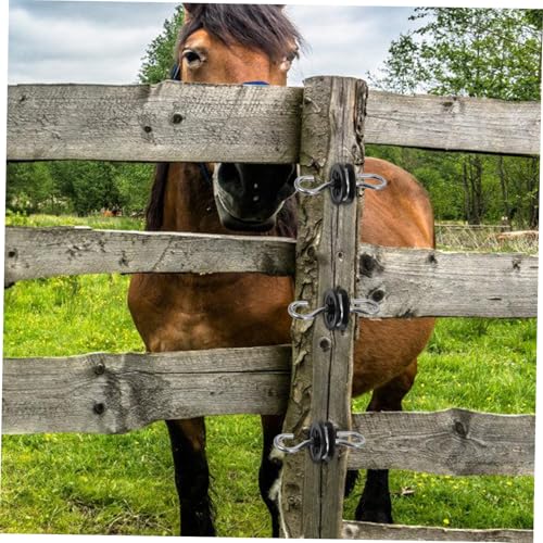 Insulator Fence Gate Hardware Electric Fence Screw-in Gate Handle 4 Pack