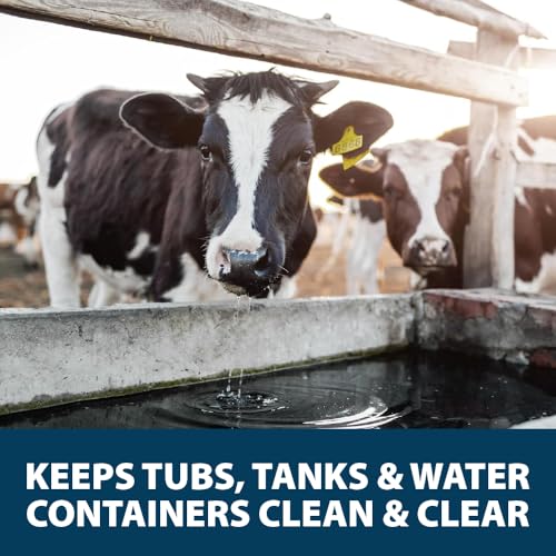 Airmax Stock Tank Defense, Livestock Water Trough Cleaner, Clean Drinking Tanks for Horse, Cattle, Goat & Chicken, Safe & Easy-to-Use Cleaning Tablet Treatment for Farming & Agricultural Use, 24 Tabs - size: 24 Tablets