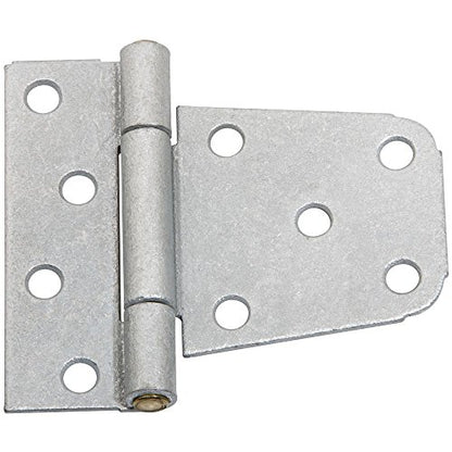 National Hardware N238-212 V287 2-Pack Extra Heavy Duty Gate Hinges with Auto-Close Feature, Galvanized Steel, Weather Resistant, for Wood Fence Gates and Barn Doors - color: Galvanized