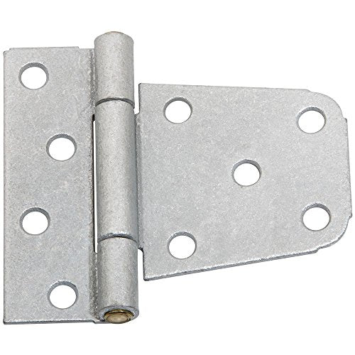 National Hardware N238-212 V287 2-Pack Extra Heavy Duty Gate Hinges with Auto-Close Feature, Galvanized Steel, Weather Resistant, for Wood Fence Gates and Barn Doors - color: Galvanized