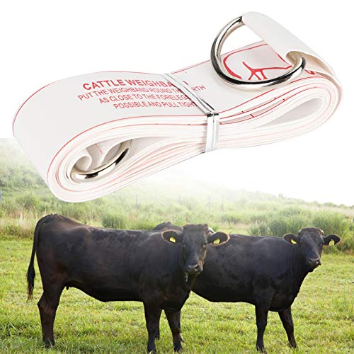 Cattle Weigh Tape, Soft Measuring Tape for Cow Body Weight, Bust Contrast Ruler for Farm Supplies, Veterinary Tool for Livestock Girth Measurement