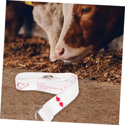 UPKOCH Weight Measuring Tape for Cattle Pigs Compact Portable Measuring Tool for Animal Body Measurements for Livestock Weight Assessment