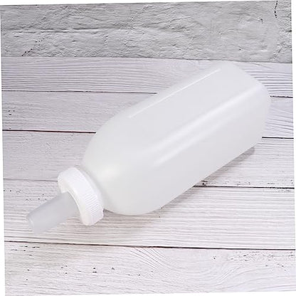 BESTonZON Complete 3-Piece Set Calf Nursing Bottle 2l Capacity Lid and Silicone Teat for Sheep